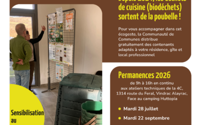 Distribution gratuite de composteurs et bio seaux – mardi 22 septembre